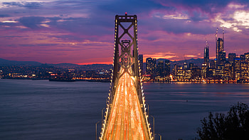 Bridge Time Lapse Night Clouds Cityscape , bridge, graphy, cityscape, night, clouds HD wallpaper
