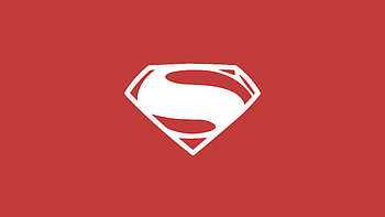 Superman Minimalism Logo, superman, minimalism, logo HD wallpaper