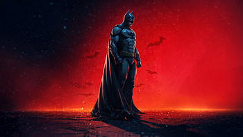 Batman Rising Shadow, batman, superheroes, artwork, digital-art, art, ai HD wallpaper