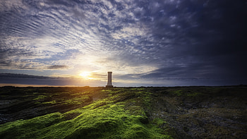 Landscape, clouds, Nature, sky, sunset HD wallpaper