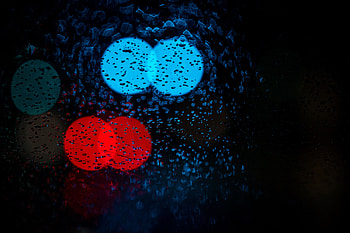 Drops, Dark, Glare, Circles, Shine, Light, Surface HD wallpaper