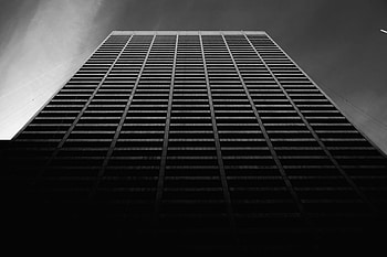 Building, Bw, Chb, Facade, Bottom View HD wallpaper