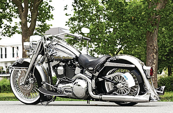 2003-Harley-Davidson-Softail-Heritage, Chrome, 2003, , Bike HD wallpaper