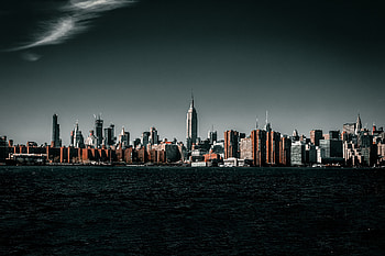 Cities, Water, Waves, City, Building, Coast, Urban Landscape, Cityscape HD wallpaper