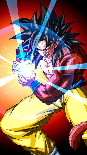Super Saiyan 4 Son Goku. Press the button to save, or: users - Right click to save or set as background HD phone wallpaper