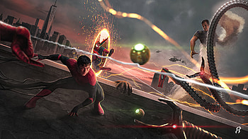 Tom Holland In Spider Man No Way Home, spider-man-no-way-home, spiderman, movies, artist, artwork, digital-art, artstation HD wallpaper