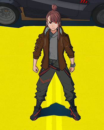 Cyberpunk: Edgerunners, Anime series, Futuristic setting HD phone wallpaper
