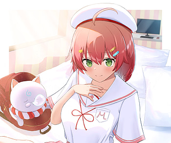 Sakura Miko, hololive, Sakura Miko, Anime, Virtual Youtuber HD wallpaper