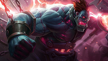 Sion LoL Hextech Splash Art, video game, League Of Legends, Sion (League Of Legends) HD wallpaper