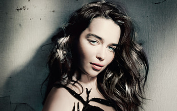 emilia clarke, emilia, girl, clarke, brunette HD wallpaper