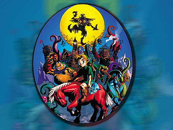 zelda, videogame, horse, video game, nintendo, majoras mask, link HD wallpaper