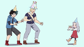 My Hero Academia : Eri, Mirio & Izuku's Birtay Celebration, Eri (My Hero Academia), Mirio Togata, Izuku Midoriya, Anime, My Hero Academia HD wallpaper