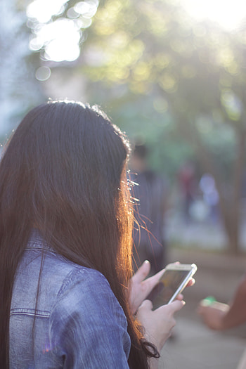 Sad Girl Calling, lip, sunlight HD phone wallpaper