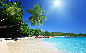 Sunny Beach HD wallpaper