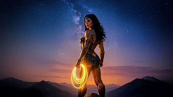 Wonder Woman Warrior Princess, wonder-woman, superheroes, artwork, art, digital-art, ai, deviantart HD wallpaper
