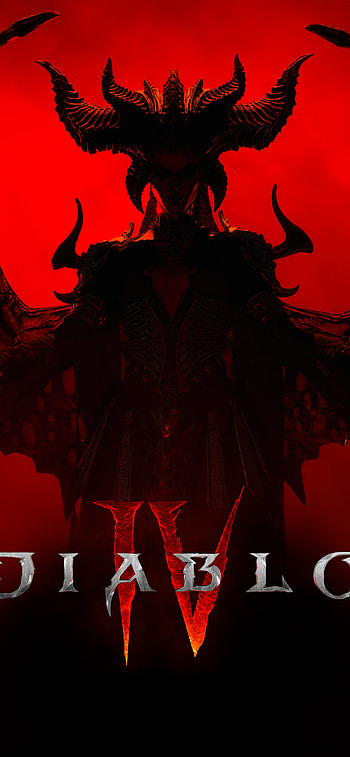 Diablo IV , Lilith Diablo 4, 2022 games, Red background games HD phone wallpaper