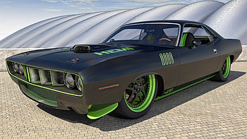 Wing Vent Hemi 426, Hemi 'Cuda HD wallpaper