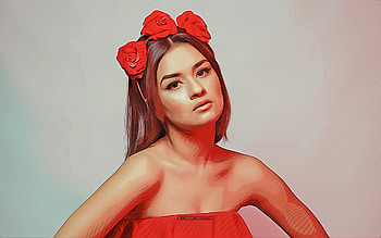 Avneet Kaur, , vector art, Bollywood, indian actress, celebrity drawings, Avneet Kaur drawing, indian celebrity, movie stars, Avneet Kaur HD wallpaper