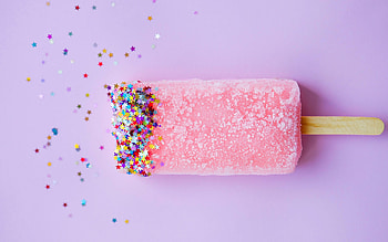 Ice cream, summer, purple, sweet, pink, icecream, dessert, vara, food HD wallpaper