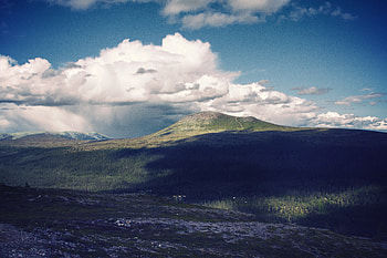 Nature, Sky, Mountains, Clouds, Hills HD wallpaper