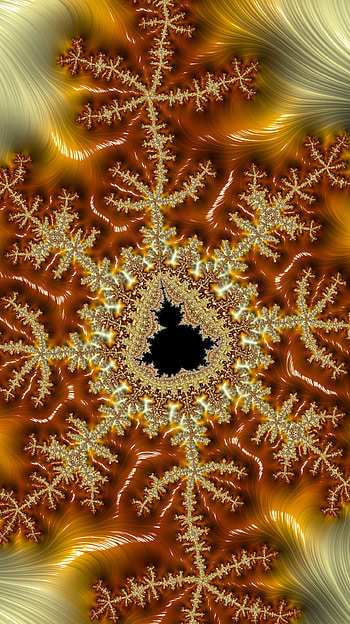 Fractal Art for your Smart or Tablet, orange (Color), CGI, psychedelic, trippy, Abstract, fractal HD phone wallpaper
