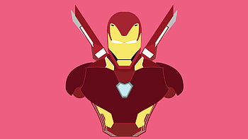 Iron Man Suit Minimalism, iron-man, minimalism, artwork, artist, digital-art, behance, superheroes HD wallpaper
