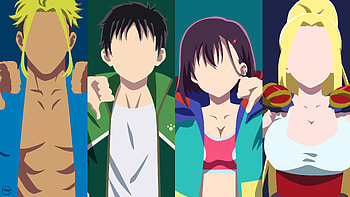 Zom 100 Anime Heroes: Akira, Shizuka & Friends in Ultra, Akira Tendo, Shizuka Mikazuki, Kenichirou Ryuuzaki, Anime, Zom 100: Bucket List of the Dead HD wallpaper