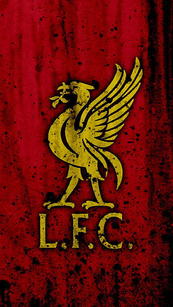 Liverpool, Liverpool Logo, Dark Background HD phone wallpaper