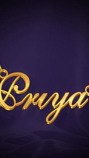 P Name, Priya, Purple Background HD phone wallpaper