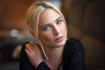 Unknown Model, babe, lady, model, blonde, woman HD wallpaper