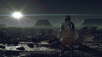 space, starship, video game, Starfield HD wallpaper