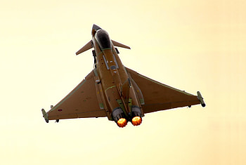 Orange Domination, pilot, close, force, typhoon, europe, ef2000, raf, eurofighter, high, resolution, jet, royal, aircraft, air, euro HD wallpaper