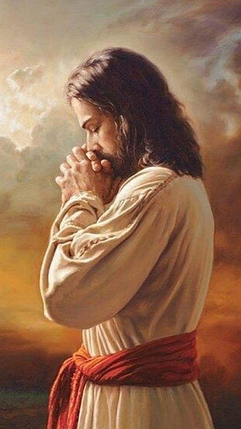 Papa Jesus, Praying, Jesus HD phone wallpaper