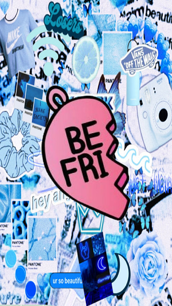 Bff 1, aqua, pink HD phone wallpaper