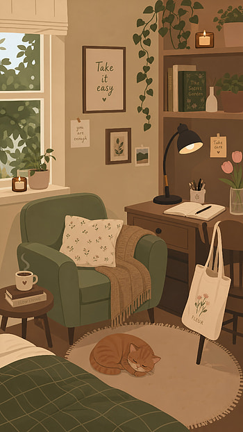 Take-It-Easy Nook — Cozy HD phone wallpaper