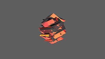 Orange Facet by raj3n Orange Facet by raj3n HD wallpaper