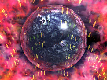 Forging of the Palantir, colors, fractal, globe, ball HD wallpaper