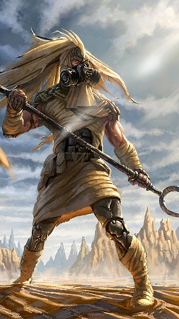 Warriors, Desert Fight HD phone wallpaper