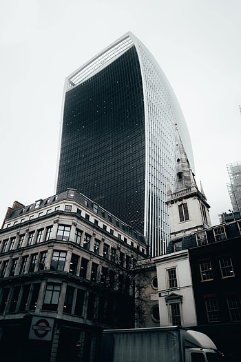 Cities, Sky, Architecture, Building, Wall, Facade, Modern, Up To Date HD phone wallpaper