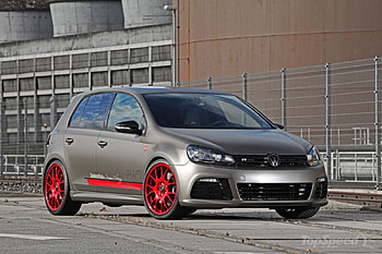 2012 Volkswagen Golf VI R, 2012, red wheels, gray, vw HD wallpaper
