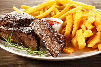 Mouthwatering steak, Juicy and tender, Gourmet cuisine, Prime cut HD wallpaper