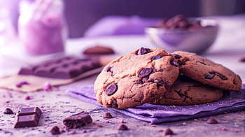 Delicious Cookies: A Vibrant Ultra, cookie, food, chocolate, dessert, baking HD wallpaper