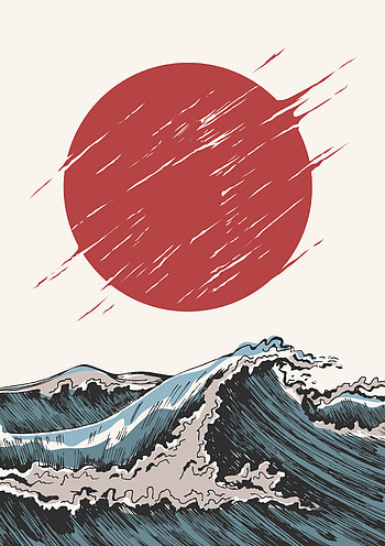 Japanese art prints, Japanese art, Modern Japanese Art HD phone wallpaper