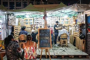 Barber in Bangkok, Shop, Barber, Thailand, Bangkok, People HD wallpaper