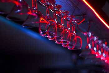 Miscellanea, Miscellaneous, Backlight, Illumination, Wine Glasses, Holder HD wallpaper