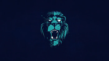 Ferocious lion, Roaring beast, Majestic mane, Wildlife king HD wallpaper