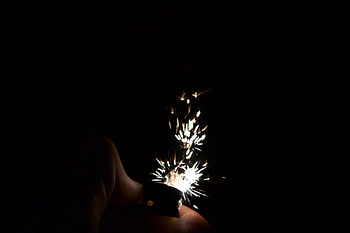 Dark, Sparks, Lighter HD wallpaper