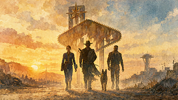 Fallout (TV Show), Cowboy, Post Apocalyptic, Dog HD wallpaper