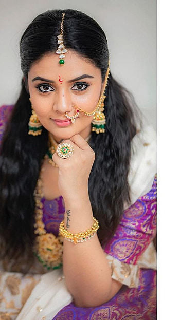 Sreemukhi, telugu actress, model HD phone wallpaper