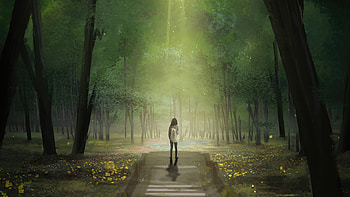 Reached The Location, alone, artist, artwork, digital-art HD wallpaper